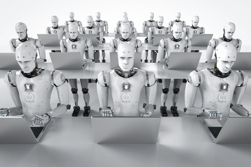 Çalışanların yerini alan robotlar