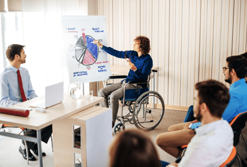 Kapsayıcılık ilkesini benimseyen şirketin çalışanları